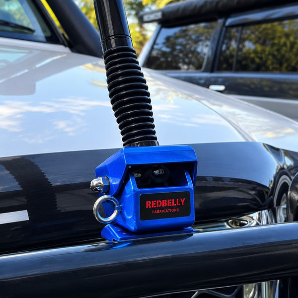 4WD Tilting Aerial Bracket – Australian Made (Blue)